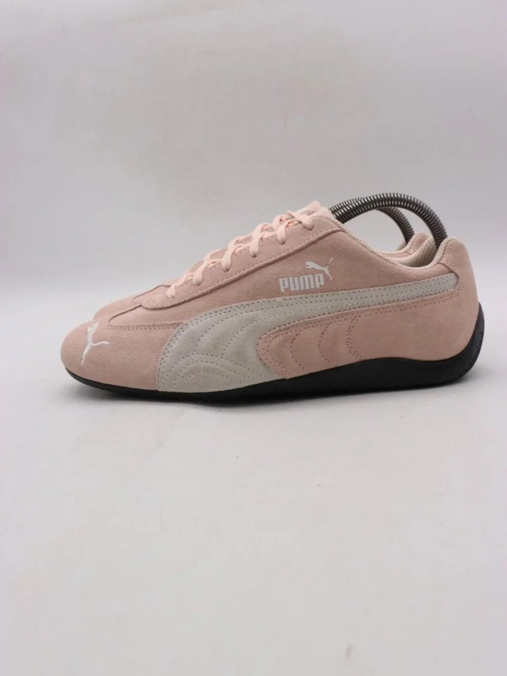 Puma Lifestyle Speedcat Women's Size 10 Suede Pink White Sneakers 381766-03
